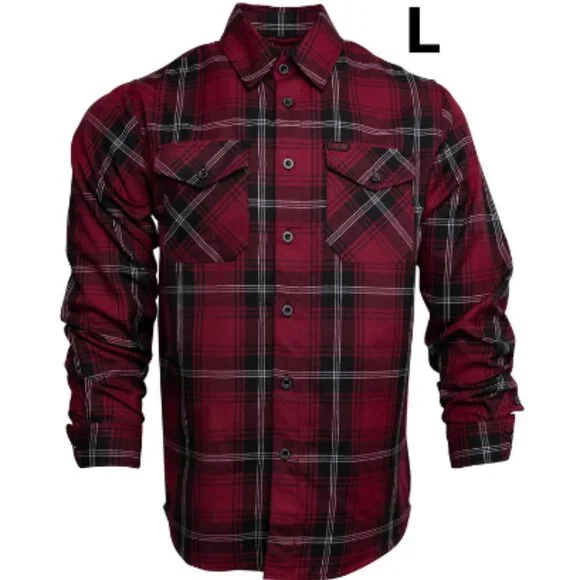 DIXXON Flannel CHIANTI Limited Edition Flannel Shirt - Men's L - Picture 1 of 8